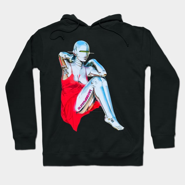 The GIRL Robots Hoodie by Gummy Store